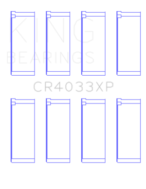 Honda H22 Connecting Rod Bearing Set - King Engine Bearings - Trimetal pMax Black - `97-`01 Honda H22 Connecting Rod Bearing Set - King Engine Bearings - Trimetal pMax Black - `97-`01